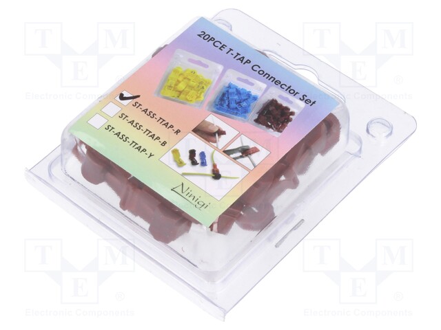 LIITTIMET - VERSIO: ERISTETTY - 20KPL - WAGO ja muut pikaliittimet - ST-ASS-TTAP-R - 1