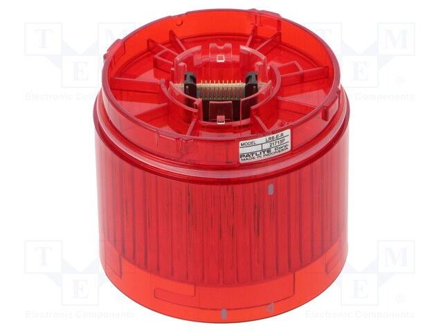 PUNAINEN - LED - 24VDC - IP65 - Ø60X50MM - LR6 - -20÷50°C - Teollisuuden merkinantolaitteet - LR6-E-R - 1