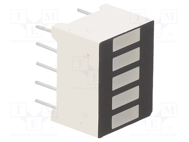 NÄYTTÖ: LED - TANKO - PUNAINEN - 35MCD - 12,7X10,1MM - 2,1÷2,5V - ErikoisLEDit - OSX05201-R - 1