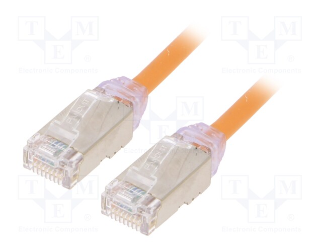PATCH KAAPELI - F/UTP,TX6A-28™ - CAT: 6A - RAUTACU - 3M - LSZH - 28AWG - RJ45 Ethernet kaapelit - STP28X3MOR - 1