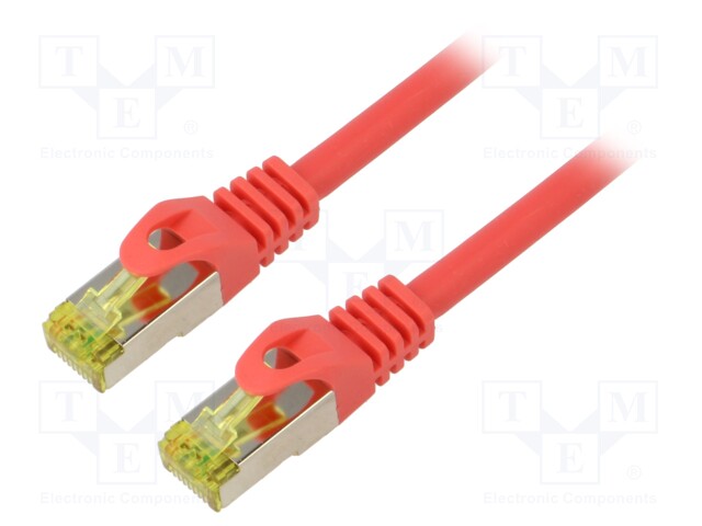 PATCH KAAPELI - S/FTP - CAT: 6A - RJ45-PISTOKE,MOLEMMIN PUOLIN - LANKA - RJ45 Ethernet kaapelit - PCF6A-10CU-0025-R - 1