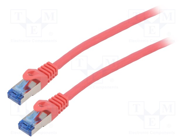 PATCH KAAPELI - S/FTP - CAT: 6A - RJ45-PISTOKE,MOLEMMIN PUOLIN - LANKA - RJ45 Ethernet kaapelit - PCF6A-10CC-0200-R - 1