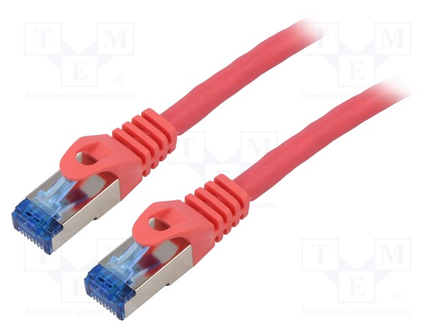 PATCH KAAPELI - S/FTP - CAT: 6A - RJ45-PISTOKE,MOLEMMIN PUOLIN - LANKA - RJ45 Ethernet kaapelit - PCF6A-10CC-0300-R - 1