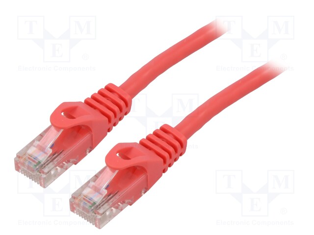 PATCH KAAPELI - U/UTP - CAT: 6 - RJ45-PISTOKE,MOLEMMIN PUOLIN - LANKA - RJ45 Ethernet kaapelit - PCU6-10CC-0500-R - 1