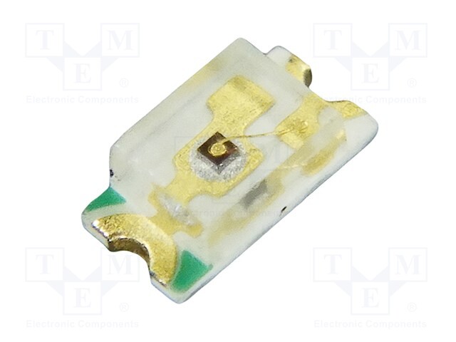 LED - PUNAINEN - SMD - 0603 - 80÷160MCD - 1,6÷2,5VDC - 1,6X0,8X0,6MM - Pintaliitos LED - QBLP601-R - 1