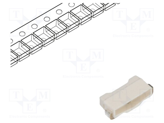 LED - VIHREÄ - SMD - 2808 - 60MCD - 2,1VDC - 2,8X0,8X1,2MM - 110° - 20MA - Pintaliitos LED - SML-LXR2808SUGC-TR - 1