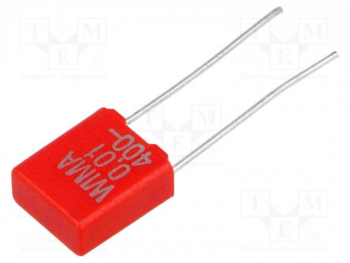 POLYESTERIKONDENSAATTORI - 10NF - 200VAC - 400VDC - 5MM - ±5% - MKT - THT - Muovikondensaattorit - FKS2-10N400-5-R - 1