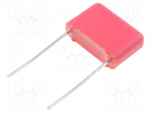 POLYESTERIKONDENSAATTORI - 1UF - UTOIMINTA: 100VDC - 63VAC - 10MM - Muovikondensaattorit - MKS4-1U100-R - 1