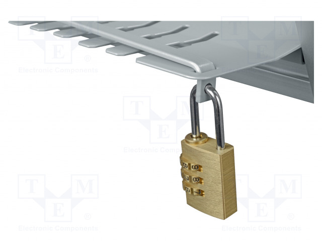 RIIPPULUKOLLA VARUSTETTU TURVAKISKO - TERÄS - Ripustimet ja telineet johdoille - RIEGEL6836-GR - 1