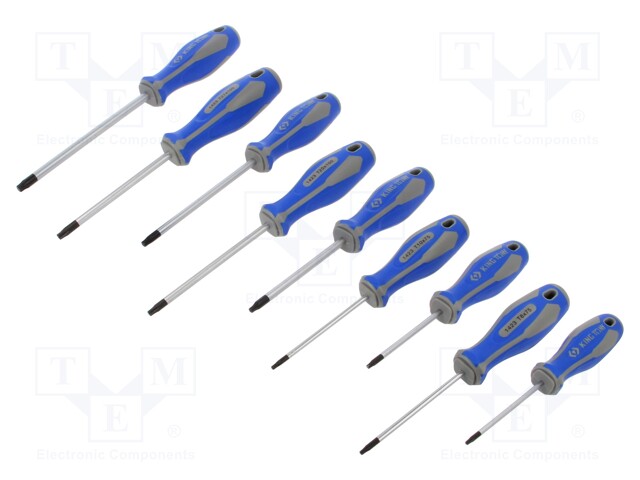 SCREWDRIVER: UNIVERSAL-SET - TORX® - 9PCS. - Ruuvimeisselit ja sarjat - KT-30319PR - 1