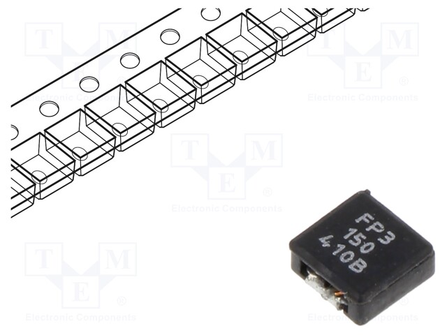 SMD KURISTIN 14,9UH - ITOIMINTA: 2,22A - 7,25X6,7X3MM - Kuristimet - FP3-150-R - 1