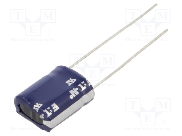 SUPERKONDENSAATTORI - THT - 100MF - 5VDC - -20÷80% - 5,5X10,8X12,5MM - Superkondensaattorit - PB-5R0V104-R - 1