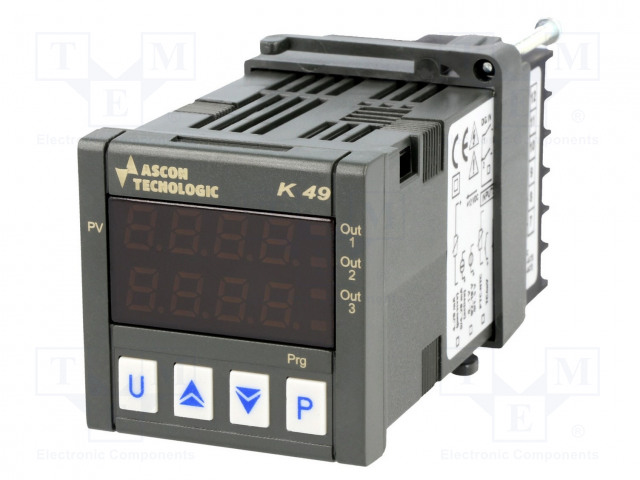 AUTOMATION MODULE: REGULATOR - TEMPERATURE - 0÷999.9°C - SPST-NO - Säädinmoduulit - K49P-HCRR - 1