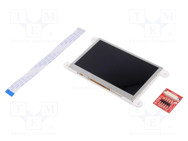TFT NÄYTTÖ - 4,3" - 800X480 - 32KBSRAM,32KBFLASH - 540CD/M2 - FPC - 5V - Älykkäät näytöt - GEN4-ULCD-43DC-HR - 1