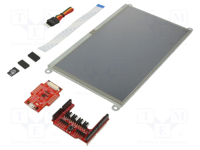 TFT NÄYTTÖ - 9" - 800X480 - 32KBRAM - NÄYTÖN ULKOMITAT: 111,7X198MM - Älykkäät näytöt - SK-90DT-AR - 1