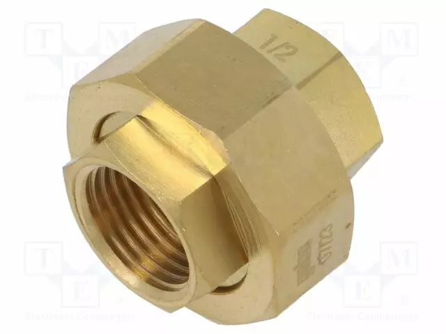 LIITIN: KAKSOISLIITIN - MAX.6BAR@ - Liittimet ja johdot pneumatiikkaan - 340-4BR - 1