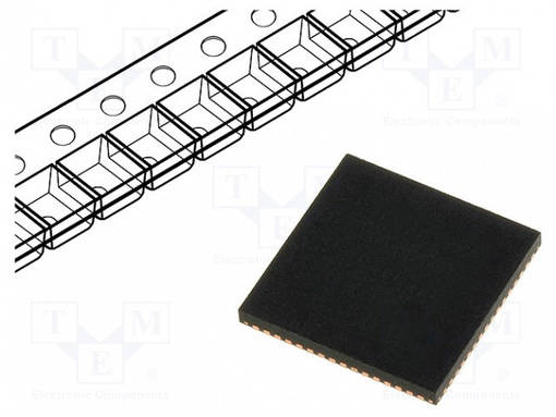 IC: AVR-MIKROOHJAIN - VQFN44 - 2,7÷5,5VDC - ULK.KATK: 13 - CMP: 1 - 0,5MM - AVR 8-bit sarja - ATMEGA32U4-MUR - 1