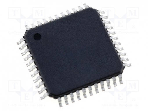IC: AVR-MIKROOHJAIN - TQFP44 - 2,7÷5,5VDC - ULK.KATK: 13 - CMP: 1 - 0,8MM - AVR 8-bit sarja - ATMEGA32U4RC-AUR - 1