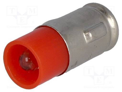LED LAMPPU - PUNAINEN - BA7S - 24VDC - Merkkivalot ja pienoislamput - LLED-B724R - 1