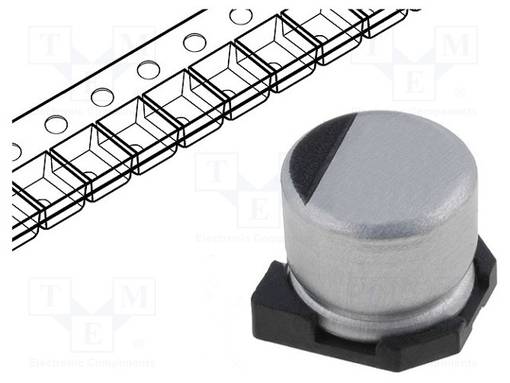 ELEKTROLYYTTIKONDENSAATTORI - SMD - 33UF - 35VDC - Elektrolyyttikondensaattorit - vaaka - RC1V336M6L006VR - 1