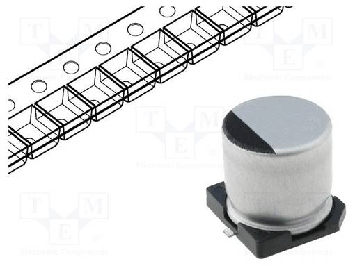 ELEKTROLYYTTIKONDENSAATTORI - SMD - 3,3UF - 50VDC - Elektrolyyttikondensaattorit - vaaka - SC1H335M04005VR - 1