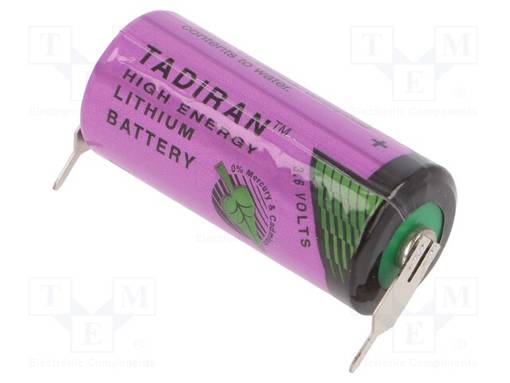 PARISTO: LITIUM- (LTC) - 2/3AA - 3,6V - 1600MAH - Ø14,7X33,5MM - 2PIN - Alkaliparistot - SL-361PR - 1