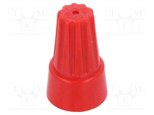 PIKALIITIN - 22AWG÷8AWG - RUUVAUS-PUNAINEN - MAX.105°C - WAGO ja muut pikaliittimet - ST-130R - 1