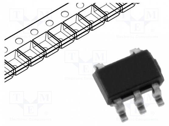 IC: VALVONTAJÄRJESTELMÄ - PUSH-PULL - AKTIIVINEN TILA: MATALA - CH: 1 - Watchdog- ja reset-piirit - TPS3801-01DCKR - 1