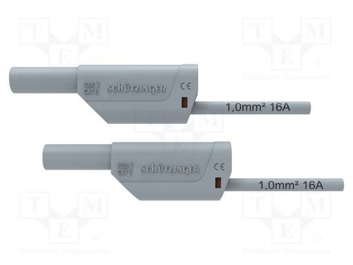 MITTAUSJOHTO - 16A - BANAANIPISTOKE 4MM,MOLEMMIN PUOLIN - PIT: 1M - Mittausjohdot - VSFK85011100-GR - 1