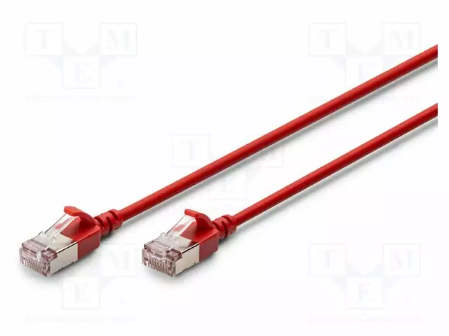 PATCH KAAPELI - F/FTP - CAT: 6A - RJ45-PISTOKE,MOLEMMIN PUOLIN - LANKA - RJ45 Ethernet kaapelit - DK-1632-A-005S-R - 1