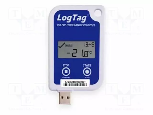 DATALOGGERI - LÄMPÖTILA-IP64 - LCD NÄYTTÖ - LÄMP: -30÷60°C - 30S÷18H - Kosteusmittarit - LGT-UTRID-16R - 1