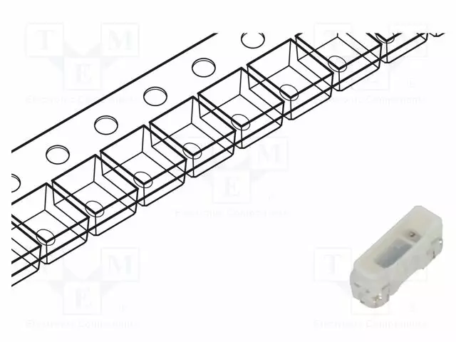 LED - PUNAINEN - SMD - PLCC2 - 400÷600MCD - 1,6÷2,4VDC - 3X1X1,25MM - 120° - Pintaliitos LED - LL-V312V-4R - 1