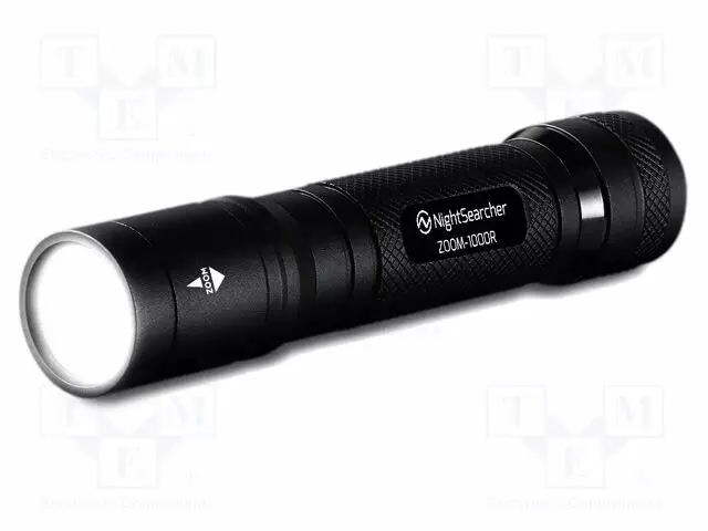 TASKULAMPPU: LED - IP66 - VESITIIVIS - 1000LM - DIODIEN LM: 1 - 50H - Taskulamput ja otsalamput - NSZOOM1000R - 1