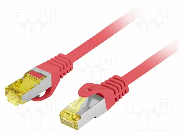 PATCH KAAPELI - S/FTP - CAT: 6A - RJ45-PISTOKE,MOLEMMIN PUOLIN - LANKA - RJ45 Ethernet kaapelit - PCF6A-10CU-2000-R - 1