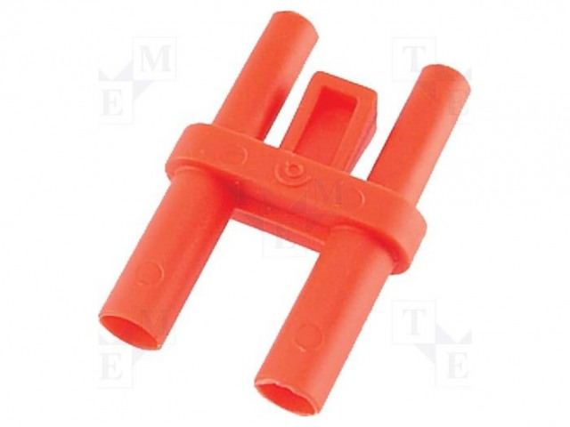 LABORATORY CONNECTOR: 4MM BANANA - STACKABLE SAFETY SHUNT - 36A - Banaaniliittimet 4mm - PJP2019-ARS-IEC-R - 1