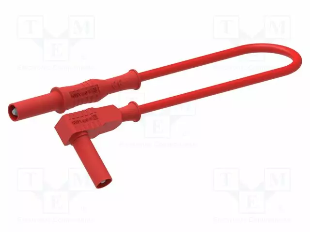 MITTAUSJOHTO - 12A - ERISTETYT - PIT: 1M - PUNAINEN - ERISTYS: PVC - Mittausjohdot - PJP2350-IEC-100R - 1