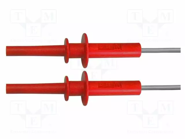 MITTAUSJOHTO - 10A - BANAANIPISTOKE 4MM,MOLEMMIN PUOLIN - PIT: 1M - Mittausjohdot - PJP56005600-100R - 1