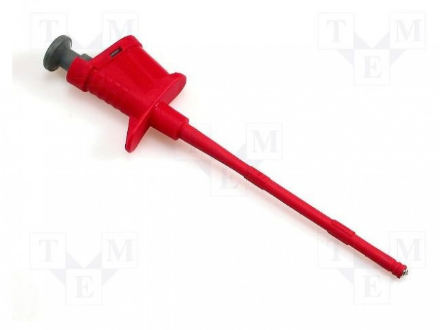 MITTAUSKOUKKU - 6A - PUNAINEN - 4MM - Testauskoukut - PJP6008-IEC-R - 1