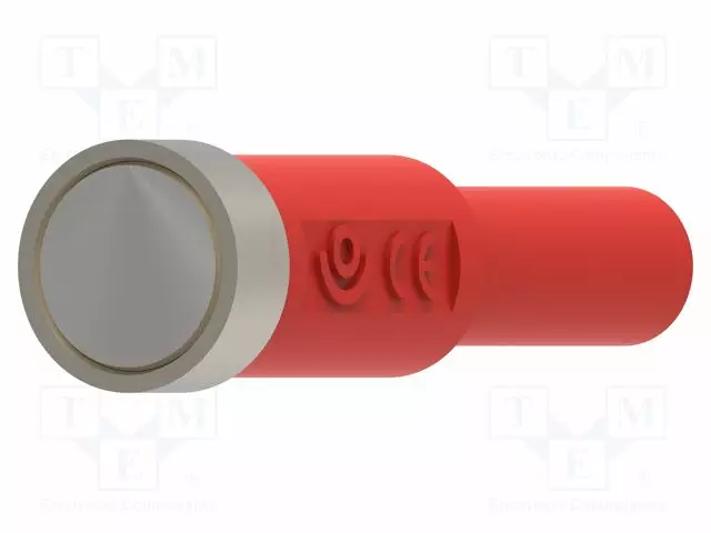 ADAPTERI - PUNAINEN - PÄÄTTEEN HALK: 10MM - PISTORASIAN KOKO: 4MM - Mittapäät - PJPADAMAGNETD10-R - 1