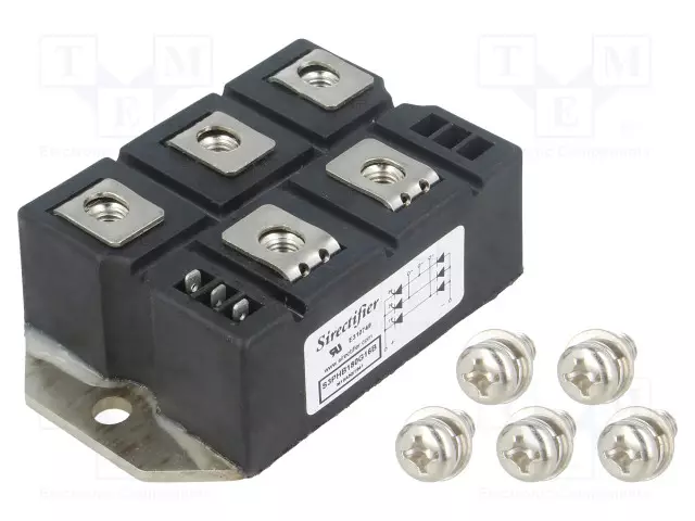 TASASUUNTAUSSILTA: PUOLIOHJATTU - URMAX: 1,8KV - IF: 180A - PWS-E - Tasasuuntaussillat - S3PHBD180G18B-SIR - 1