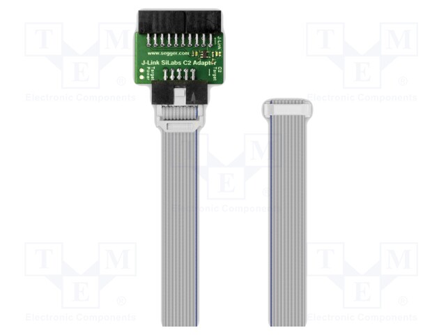 ADAPTERI: LAAJENNUSMODUULI - 10PIN 0,1",JTAG 20PIN - Ohjelmointilaitteet - SILABS-C2-ADAPTER - 1