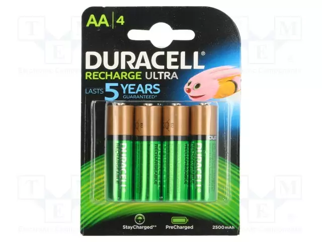 AKKU: NI-MH - AA - 1,2V - 2500MAH - KUPLAPAKKAUS - 4KPL - Akut - ACCU-R62500DR - 1