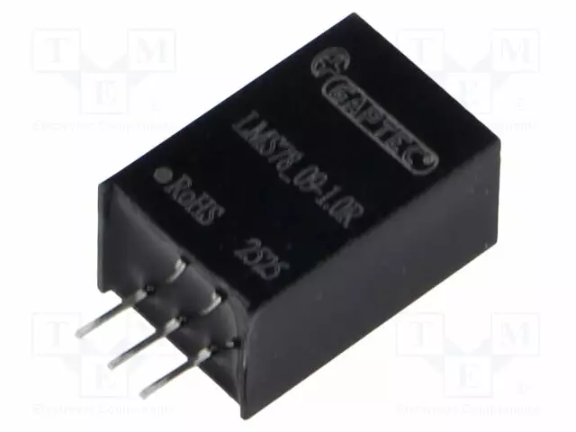 DC/DC MUUNNIN - TULOJÄNNITE 13÷36VDC - LÄHTÖJÄNNITE 9VDC - ILÄH: 1A - SIP3 - THT - OUT: 1 - DC/DC muuntimet - LMS78-09-1.0R - 1