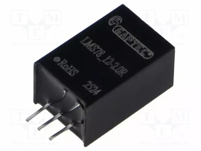 DC/DC MUUNNIN - TULOJÄNNITE 16÷36VDC - LÄHTÖJÄNNITE 12VDC - ILÄH: 2A - SIP3 - THT - DC/DC muuntimet - LMS78-12-2.0R - 1