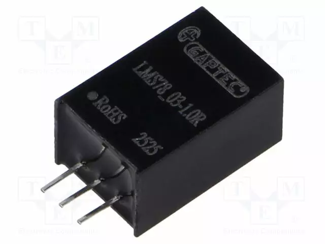 DC/DC MUUNNIN - TULOJÄNNITE 6÷36VDC - LÄHTÖJÄNNITE 3,3VDC - ILÄH: 1A - SIP3 - THT - DC/DC muuntimet - LMS78-03-1.0R - 1