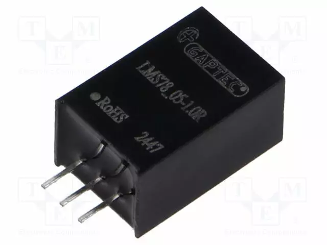 DC/DC MUUNNIN - TULOJÄNNITE 8÷36VDC - LÄHTÖJÄNNITE -5/5VDC - ULÄH2: -5VDC - SIP3 - THT - DC/DC muuntimet - LMS78-05-1.0R - 1
