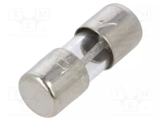 0,5A - 350VAC - HIDAS SULAKE - 5X15MM - 2JS - Sulakkeet 5x15mm - hitaat - 2JS-500-R - 1
