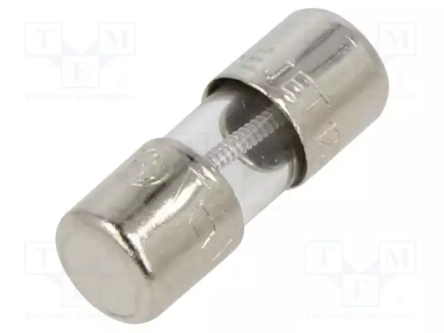 LIERIÖMÄINEN,LASISULAKE - 1A - 350VAC - 2JS - Sulakkeet 5x15mm - hitaat - 2JS-1-R - 1
