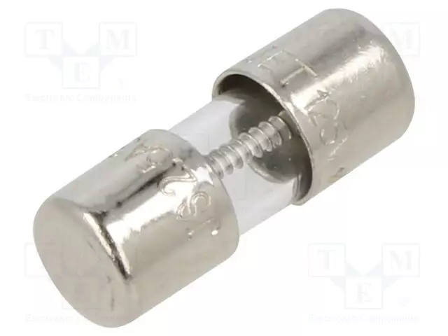 LIERIÖMÄINEN,LASISULAKE - 2,5A - 350VAC - Sulakkeet 5x15mm - hitaat - 2JS-2.5-R - 1