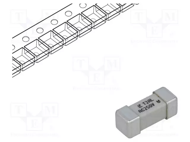 12,1X4,5MM - KERAAMINEN - SMD - 2A - 250VAC - SMD UMT sulakkeet - hitaat - 0465002.DR - 1